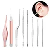 Ear Cleaner Set Earpick Ear Wax Remover Ear Spoon Curette Ear Cleaning Spiral Earpick Earwax Removal Ear Cleaner Kit with Light 2