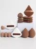 Cat Powder Cotton Candy 16-Piece Set 2 Makeup Eggs & 4 Mini Makeup Eggs & 2 Cotton Candy Powder Puff & 4 Powder Puff & 4 Mini C 3