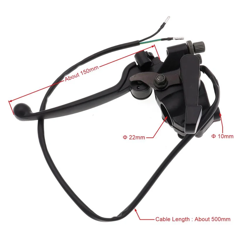 Double Brake Handlebar Thumb Controller Switch Throttle Lever Brake Lever Assembly 50 70 90cc 110cc 125cc 250CC ATV Quad Bike