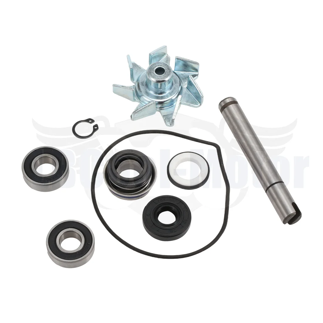 

Water Pump Repair Kit For KAWASAKI ZZR400 2001-2006 ZZR500 1993 ZZR600 1990-2006 49044-1088 Gasket O-ring Seals Set