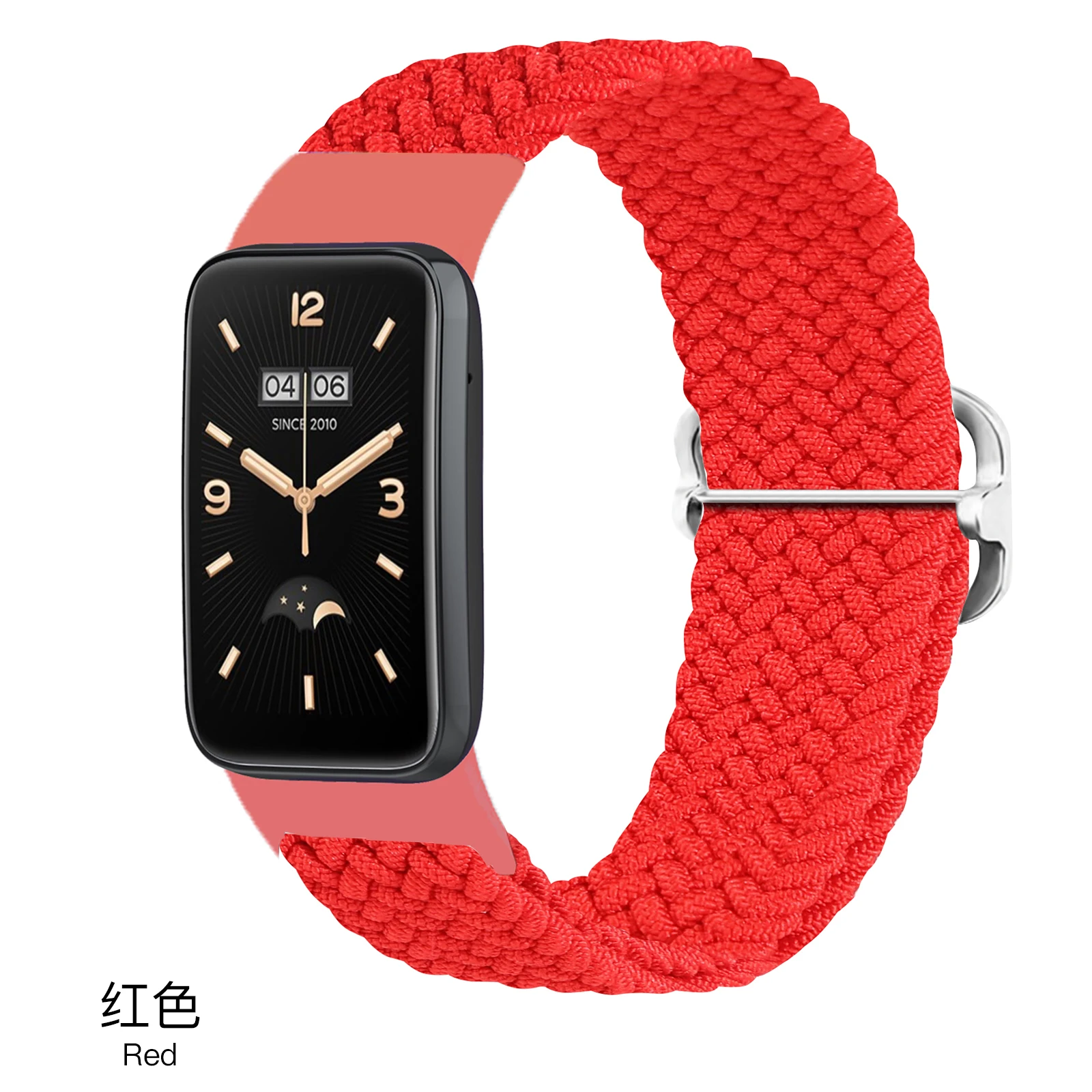 Elastic Braided Solo Loop Wristband Strap for Fitness Tracker Bracelet