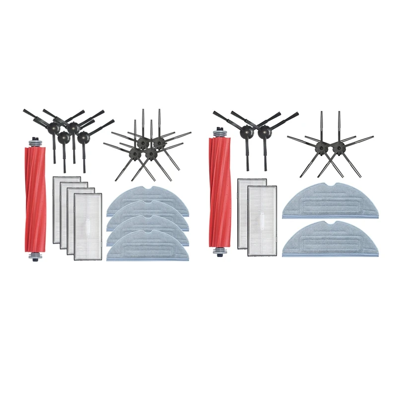 

Сменный комплект для робота-пылесоса Roborock G10S /G10S Pro /S7 MAXV, основная боковая щетка, Hepa фильтр, насадка на швабру