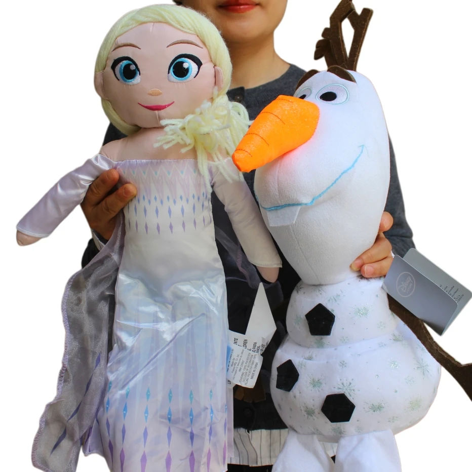 Peluche Elsa & Olaf La Reine des Neiges - Jouets Doux Disney