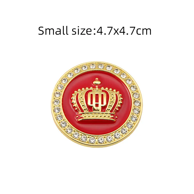 3D Crown Diamond Car Crown Gold Royal Sticker Wings Emblem 3D Crown Diamond Car Crown Gold Royal Sticker Wings Emblem