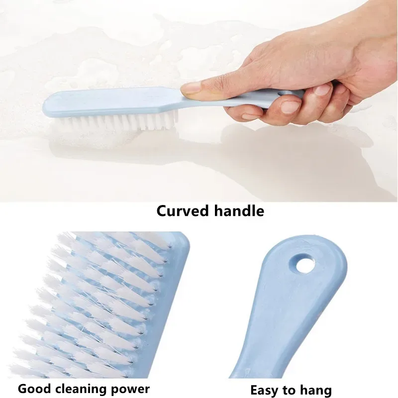 Soft-bristled Shoe Brush Multifunctional Cleaning Brush Clothes Shoe Clothing Board Shoe Cleaner Kitchen Bathroom Cleaning Tool 4