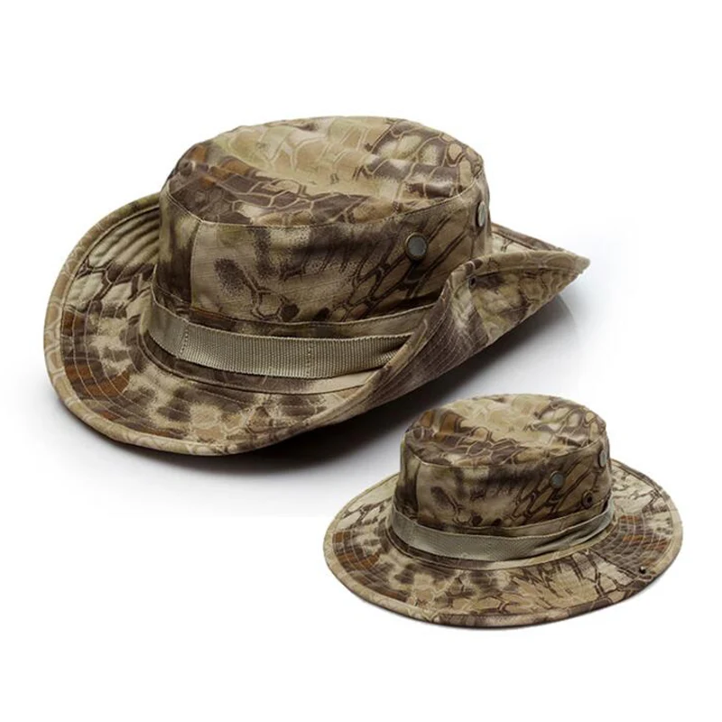 Camouflage Tactical caps for men Boonie Hat atacs Camo Sun Bucket Cap Fishing Hiking Hunting Hats gorras Gear camouflage hat,tactical hat,tactical boonie hat
