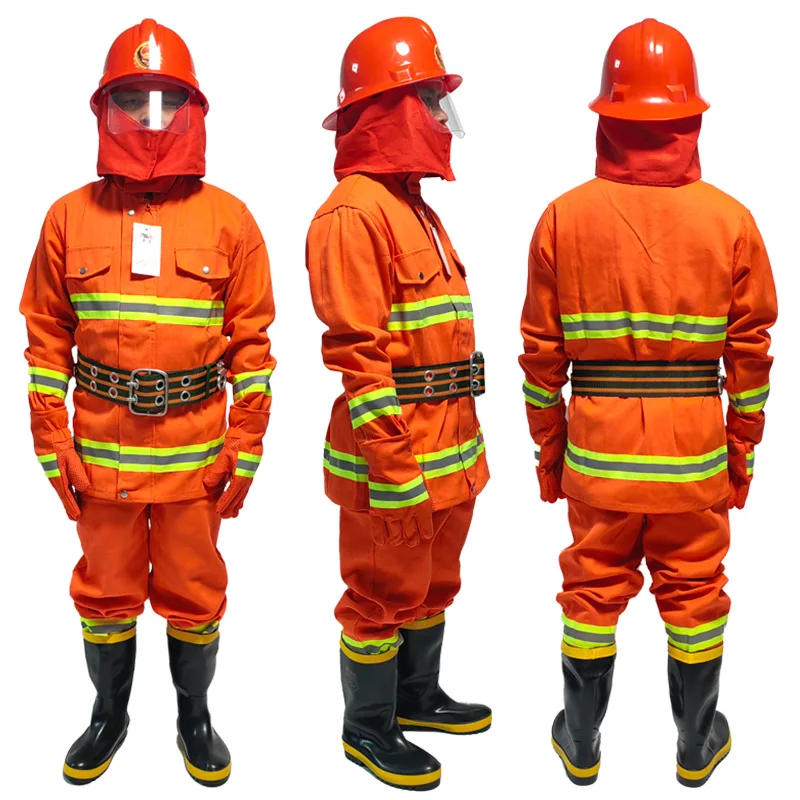 97Style Forest Fire Service Clothing Combat Fire Fighting Protective Clothing Emergency Rescue Five-piece Set