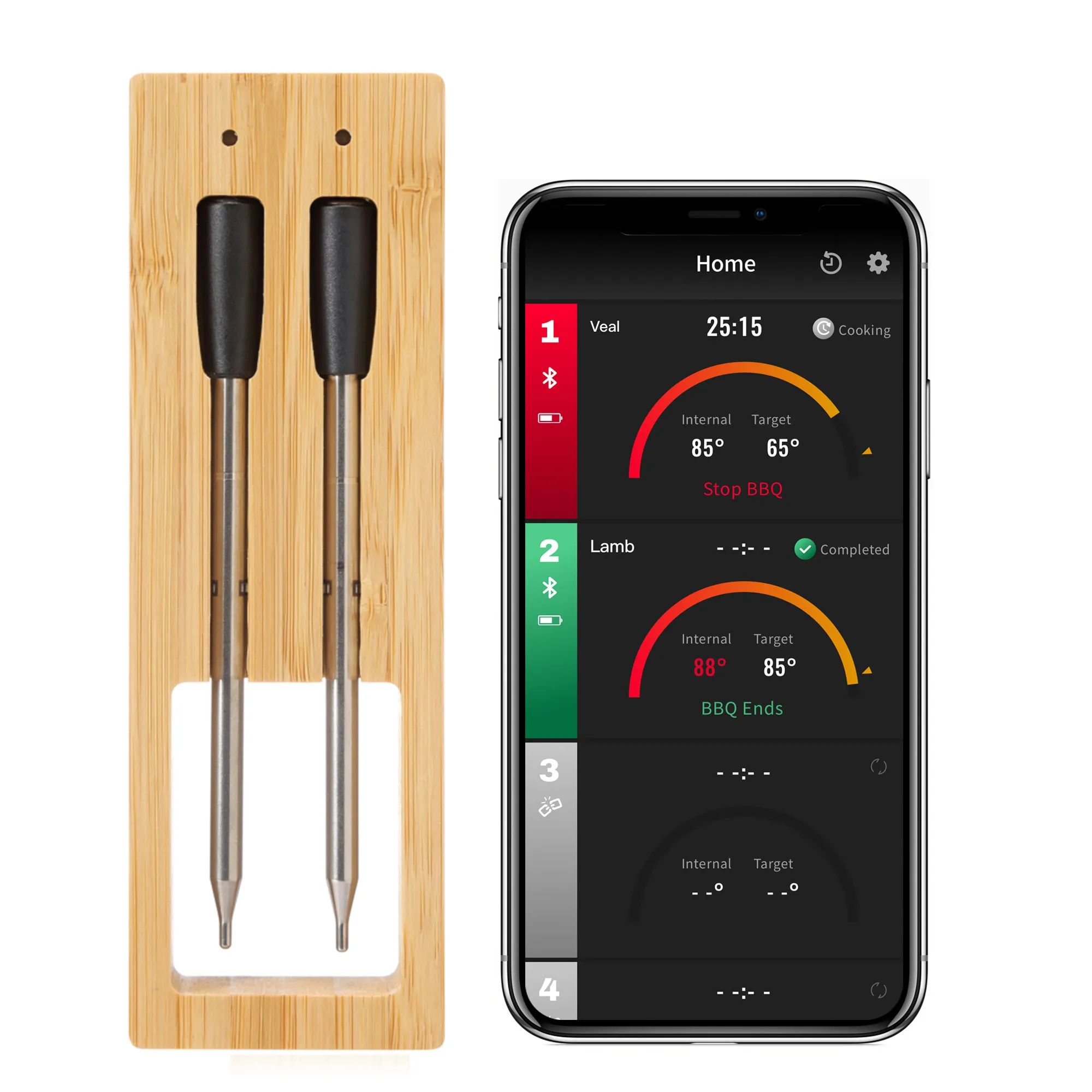 Wireless Bluetooth Meat Thermometer For Grill