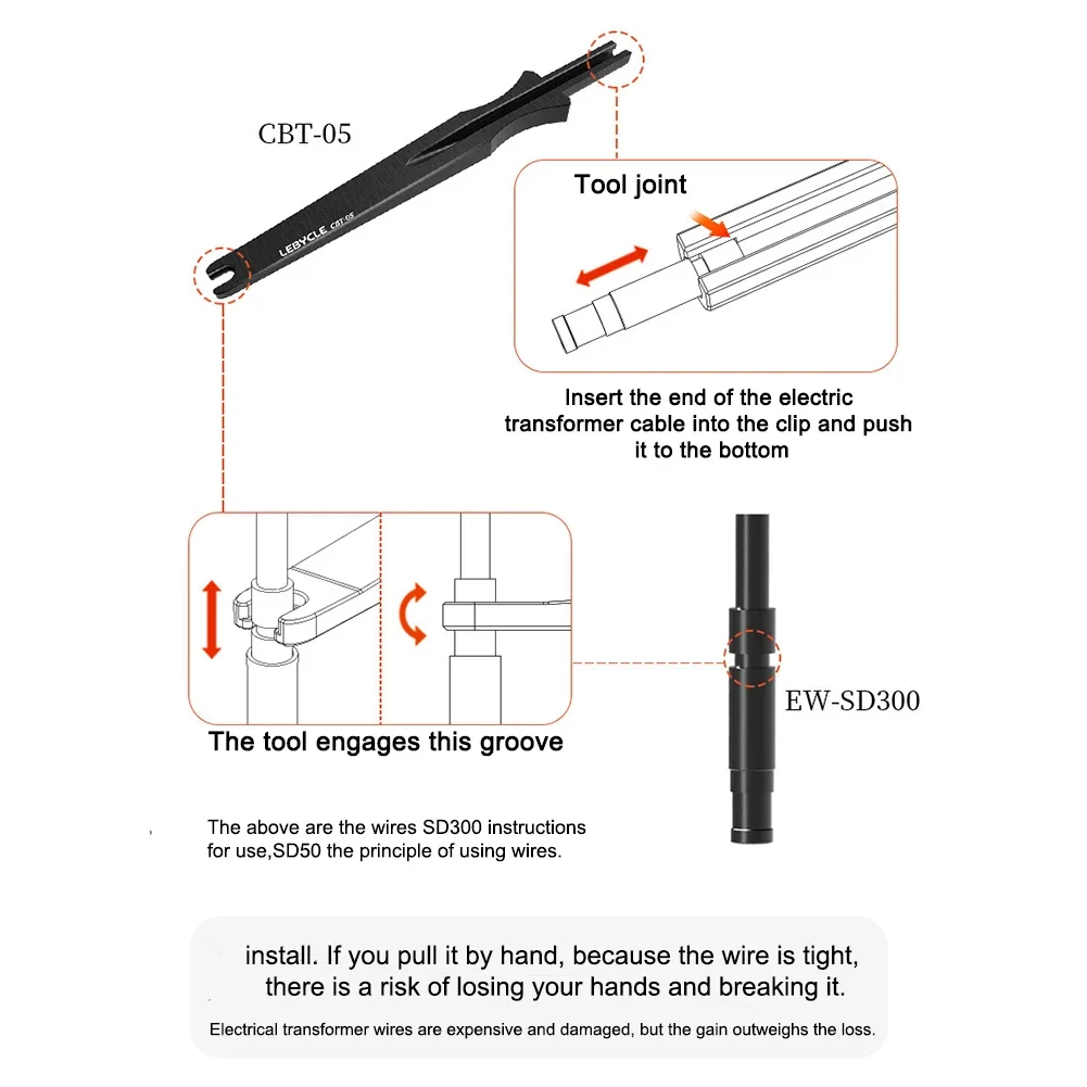 Road Bike Cable Plug Tool TL-EW02 E-Tube Di2 For Shimano EW-SD50/SD300 Wire Plug Tools Bicycle Accessories Parts