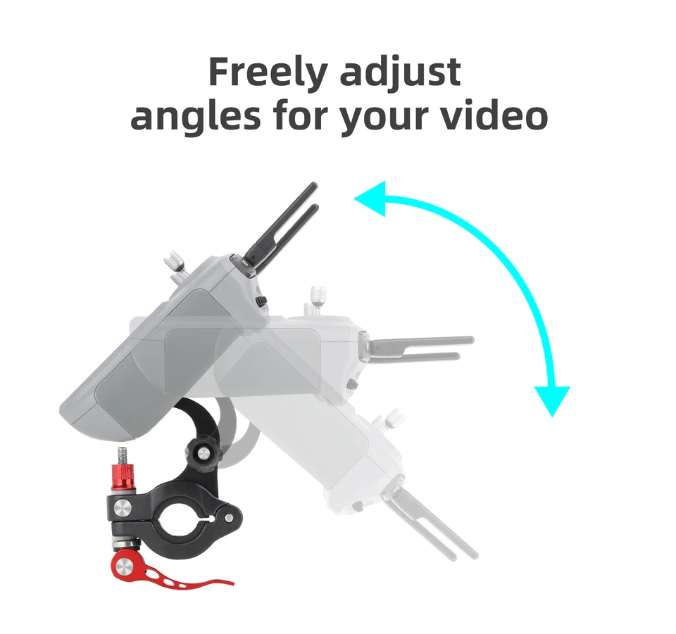 Soporte Para Bicicleta Compatible Con DJI Mini 4 Pro, Air 3S Y Air 3 - Sujeta El Mando RC En El Manillar, Ideal Para Rutas