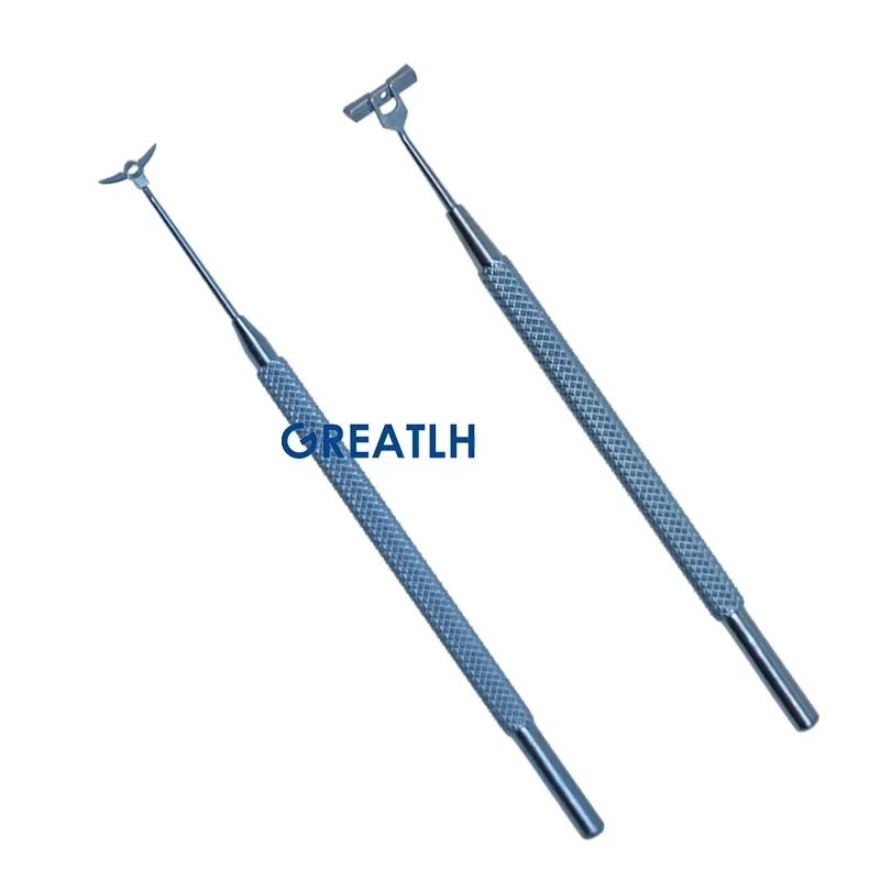 GREATLH Eyelid Mendez Degree Gauge Mark Corneal Marking Ring Mark Titanium Alloy Ophthalmic Surgical Instrument Ophthalmic Surgical Instruments