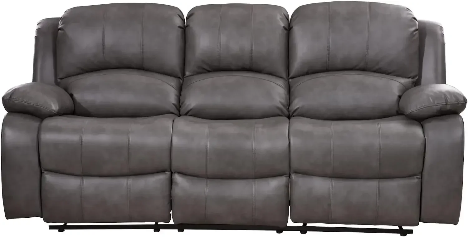 Leather Air Reclining Set 6
