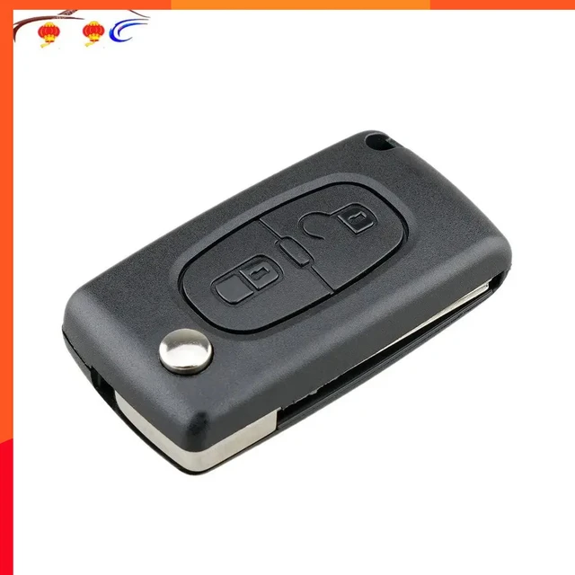 Funda plegable para llave remota, carcasa en blanco para Peugeot 2022, 206,  307, 308, Partner, Citroen C4, C5, C3, Berlingo, Xsara, novedad de 407 -  AliExpress