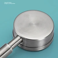 SUS 304 Stainless Steel Bathroom Handheld Shower Head High Pressure Water Saving Sprayer Nozzle Supercharged Rainfall Showerhead 3