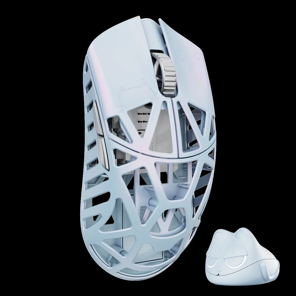 Wlmouse beastx mini kabellose maus magnesium legierung 2 modus 34g 