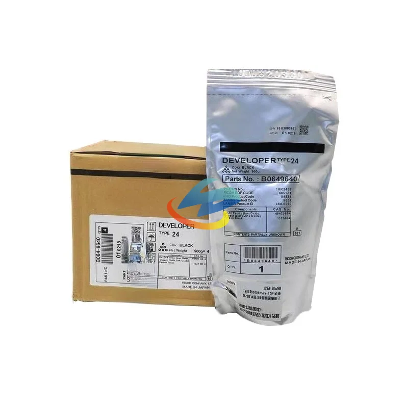 1PCS Type24 B0649640 Developer Powder for Ricoh Aficio 1060 1075 2051 2060 2075 MP5500 MP6000 MP6500 MP7500 MP9000 MP8001 MP9001