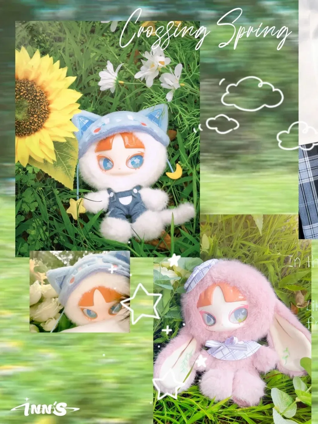 Inns Crossing Spring Secret Фигурки-сюрпризы Miow Universe INN's Crossing Spring Series | AliExpress