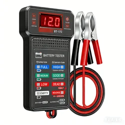 Advanced Battery and Generator Diagnostic Tool - Over 45 Units Sold (Black)