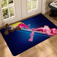 R-Red B-Bull Door Mat Kids Room Bedroom Decoration Balcony Anti-Slip Doormat Living Room Doormat Area Rug 2