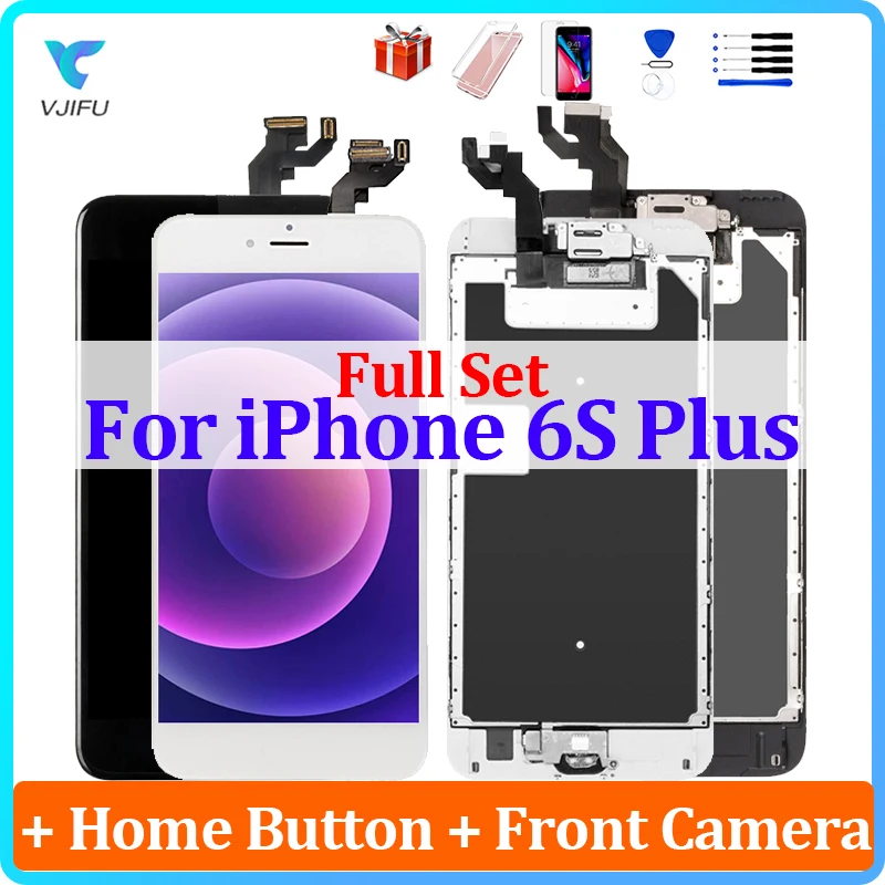 Display Lcd Set Completo Per Iphone 6S Touch Screen Digitizer Assembly Per Iphone 6S Plus Schermo Completo Riparazione Del Telefono Fotocamera Anterio