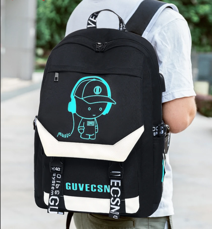 Mochila de Computador Elegante Mala de Viagem de Grande Capacidade Mochila Antiroubo Impermeável e Multifuncional para Laptop - Imagem 4