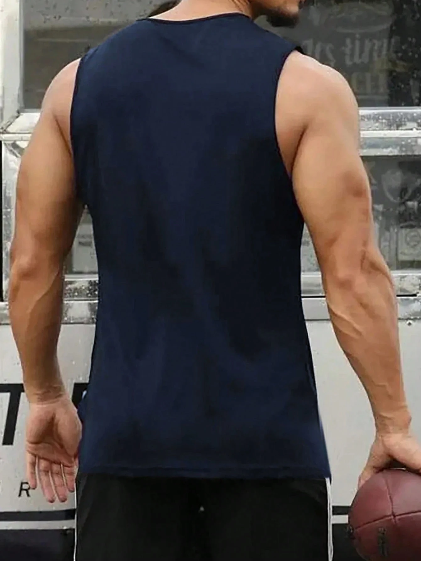 Men's Round Neck Sleeveless Letter Print Casual Tank Top Los Angeles No.23 Basketball Jersey Casual Sports Vest Men Clothing