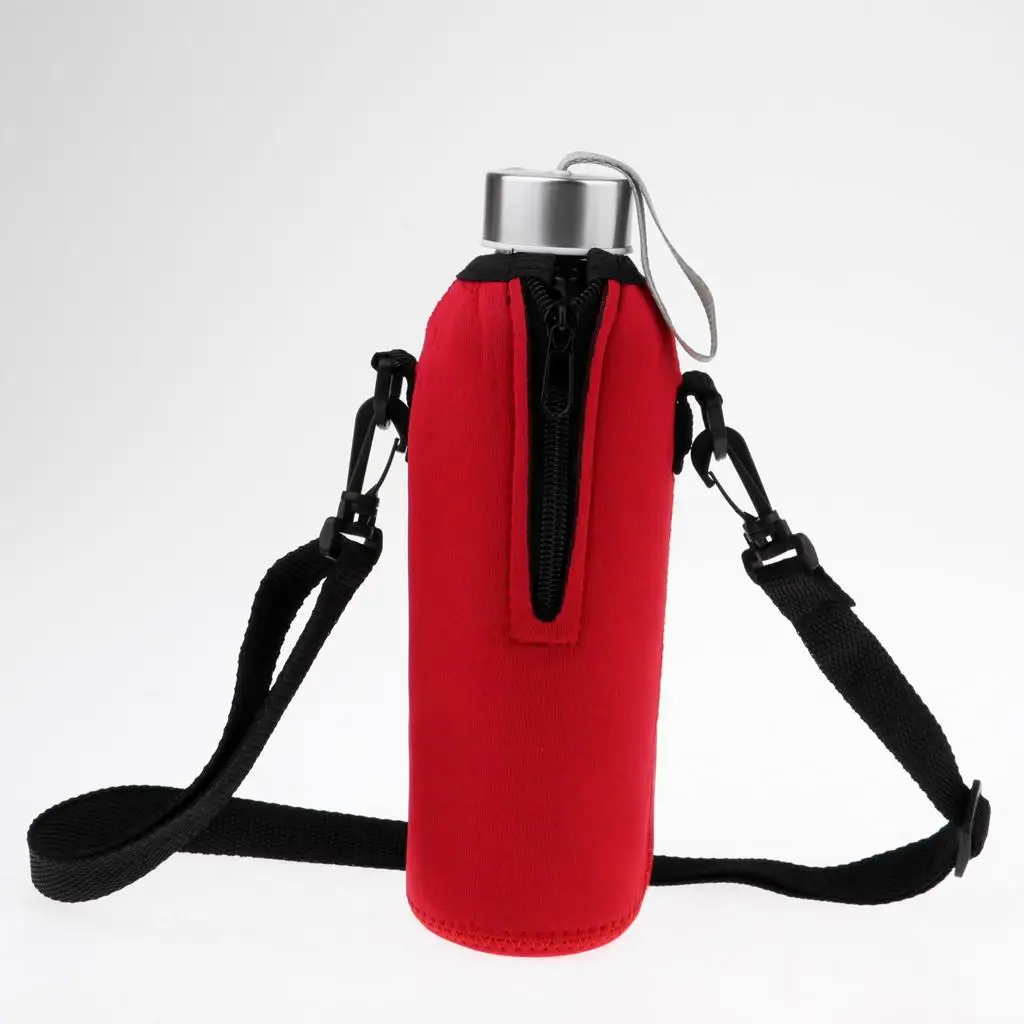 Porta Borraccia Termica In Neoprene - 2 Pezzi Regolabili | Borsa Per Bottiglia Con Tracolla, 1500ml - Foto 2