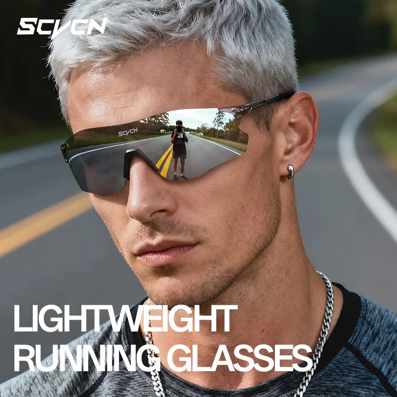 SCVCN Sunglasses for Man Cycling Glasses Driving Bicycle Eyewear Cycling Women Road Mountain Bike Outdoor Sport Goggles UV400