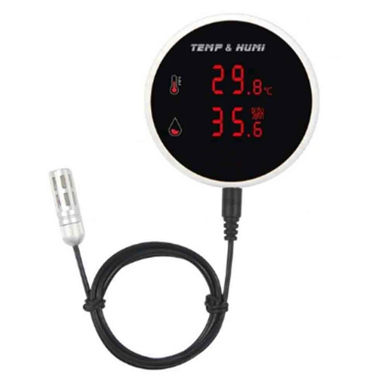 

Tuya Wifi Temperature And Humidity Sensor External Probe Digital LCD Display Indoor Thermometer Hygrometer