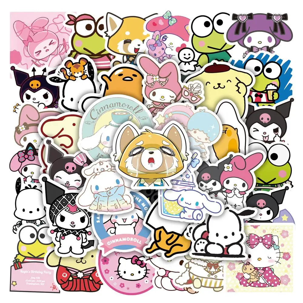 Sanrio Stickers Aesthetic Sanrio Waterproof Sticker Stickers Kawaii