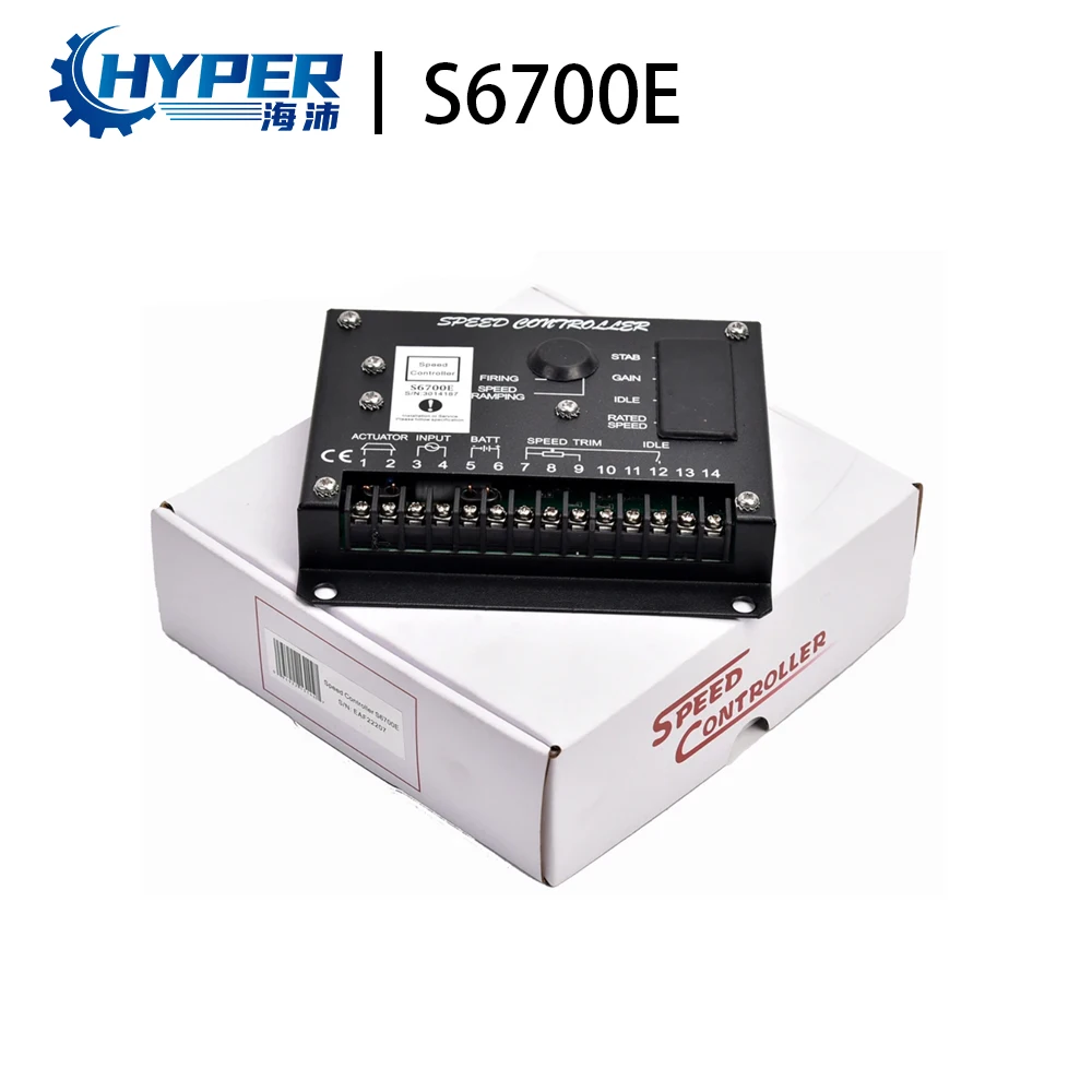 S6700E S6700H Generatore Diesel Regolatore Di Velocità Del Motore Regolatore Attuatore Modulo Di Controllo Pannello Motore Parti Del Generatore Di Cor