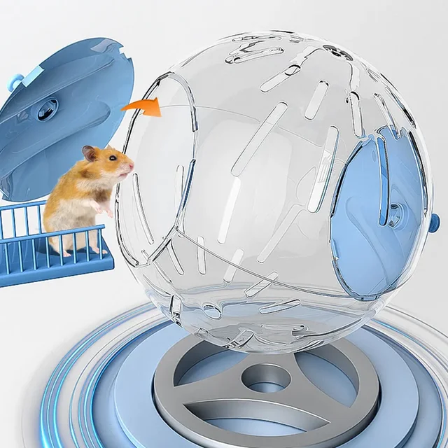 Hamster Running Ball Extra Large Transparent Rolling Toy Car Exercise Wheel For Small Pets Ferrets Golden Bear Sports Design 5