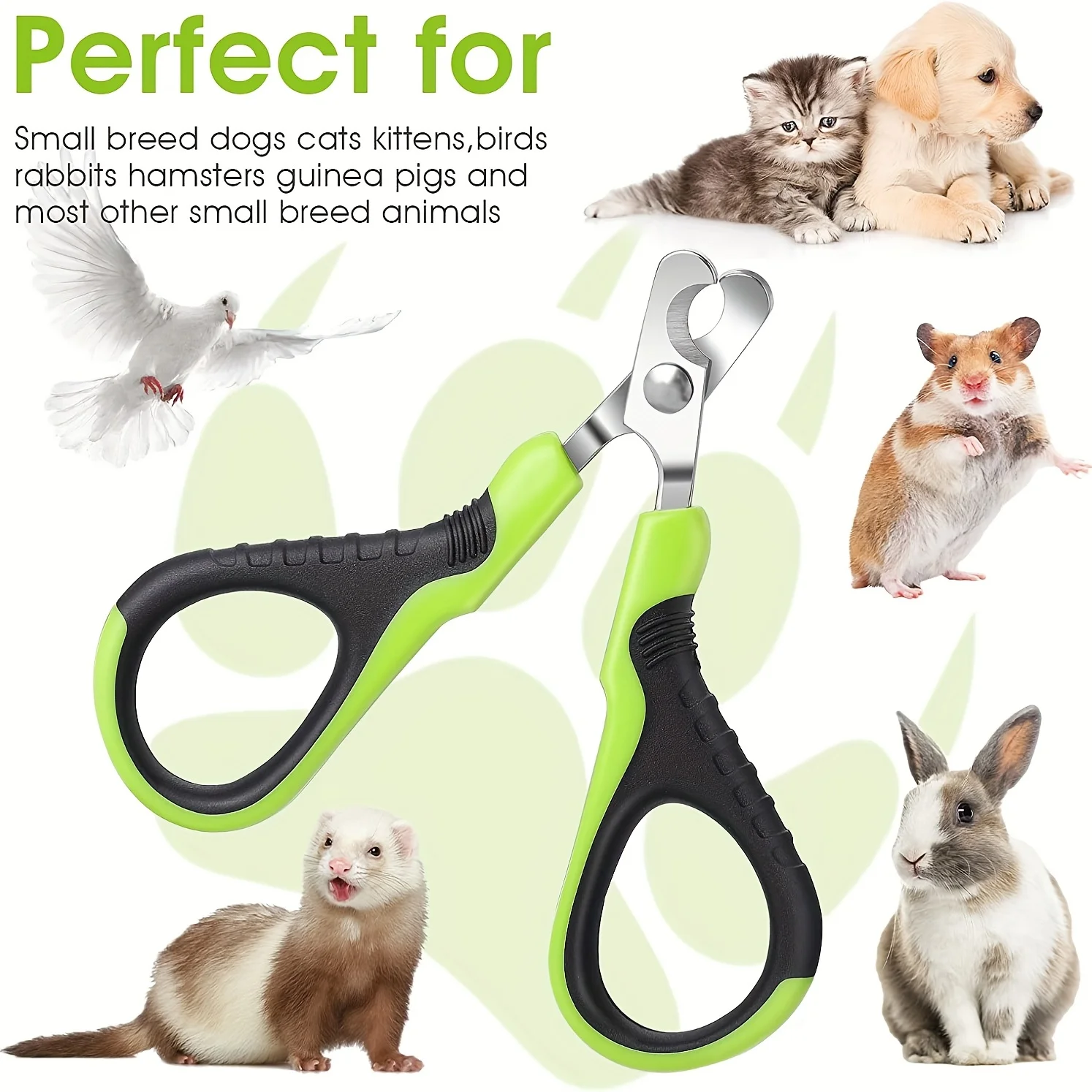 Pet Nail Clippers Are Small, Safe, and Easy To Use Cat and Dog Claw Nail Trimmers That Prevent Excessive Cutting Tearing