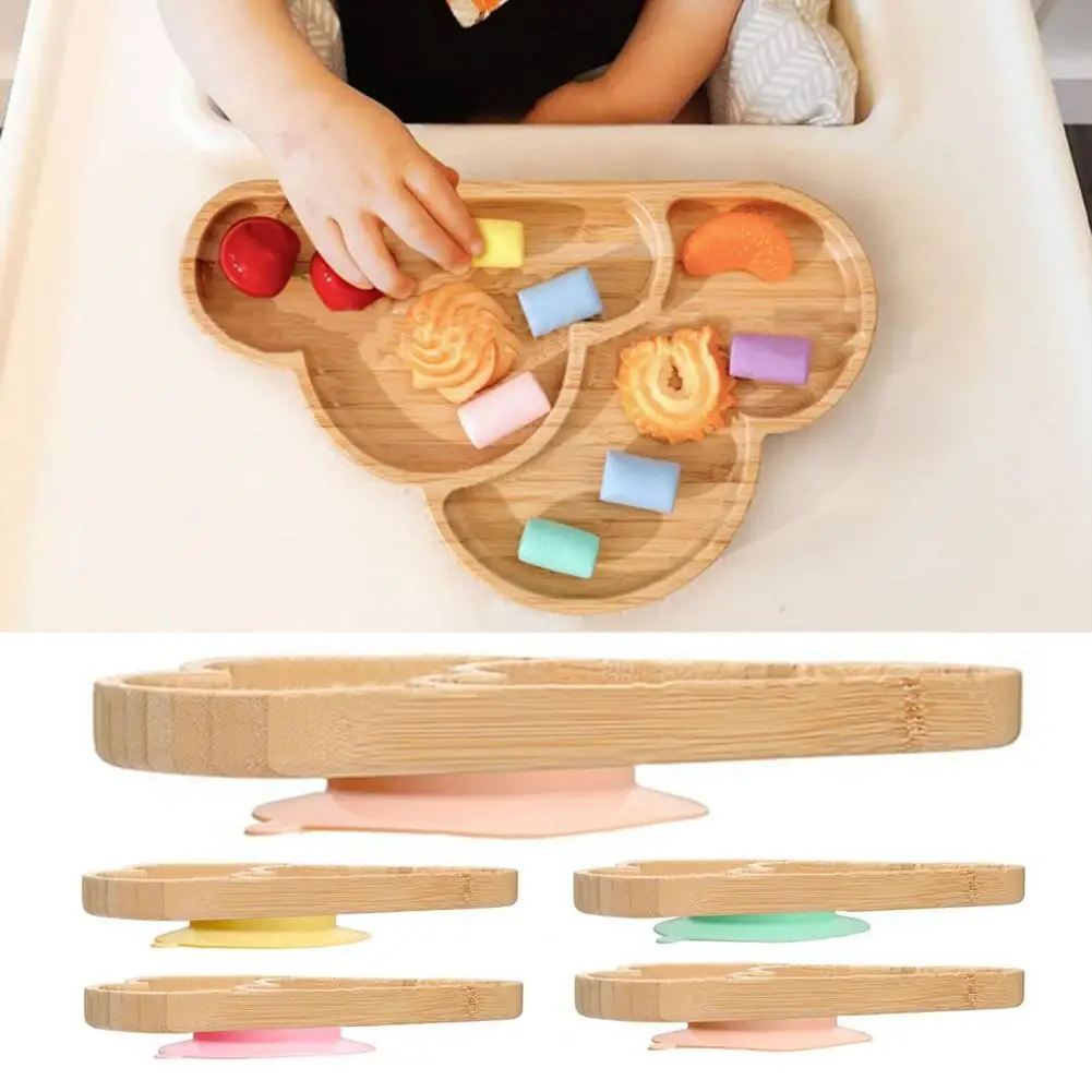 

Baby Plate Silicone Creative Shape Baby Feeding Dish Non-slip Suction Cup Design Food Plate Food Grade Infant Feeding Plate