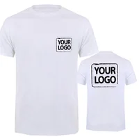 T-shirts imprimés en coton personnalisés hommes mode votre Logo t-shirt femmes personnalité décontracté Streetwear t-shirt personnalisé hauts 5