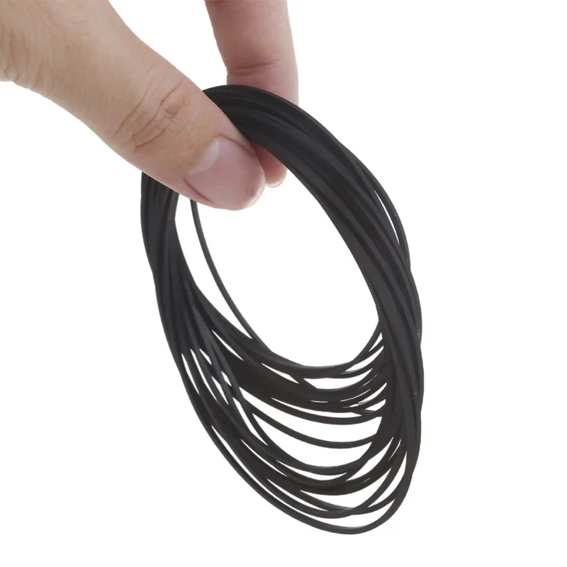 20 Pezzi Cinture In Gomma Per Lettori Di Cassette Videoregistratori Nastri Per Riparazione Giradischi 70-100Mm 90-135Mm 105-135Mm Misti