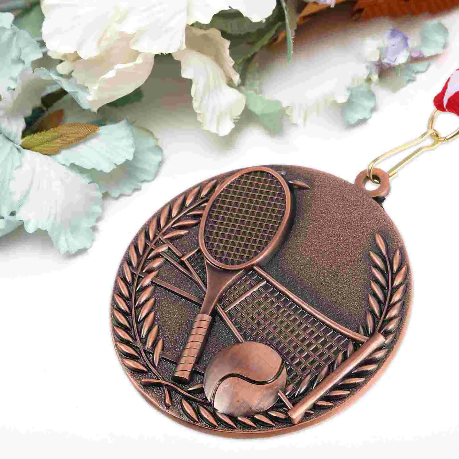 Durable Tennis Medals Kids Sports Awards Metal Trophies Club School Souvenirs Participation Medals For Bulk Metal Medal Team