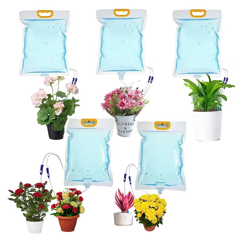 

Creative Wall Hanging Plant Self Watering Pot Insert Device Drip Irrigation Kit System 3.5 Litre Water Bag