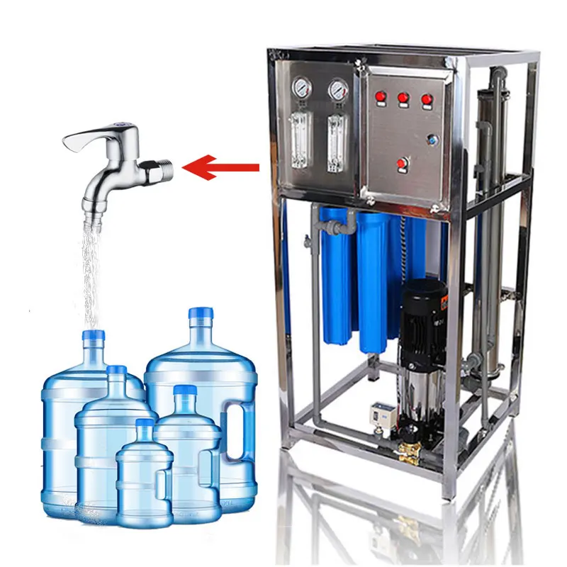 500LHourSmallWaterPurificationSystemROFiltrationPlantReverse