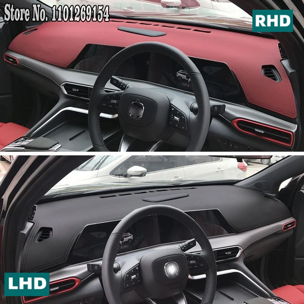 

Кожаный коврик для приборной панели, Накладка для приборной панели, коврик для приборной панели Changan UNI-T UNIT 2020- 2023, автомобильные аксессуары, Противоскользящий коврик для салона автомобиля, защита от грязи