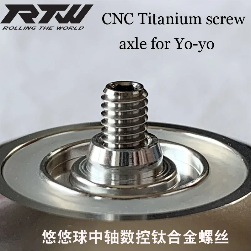Tc4 Titanium M4 Set Head Screw Cnc Screw Axle Per Yo-Yo Ball High End Screw