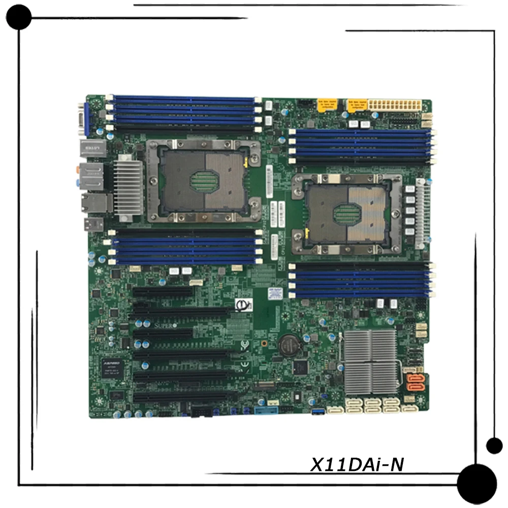 

X11DAi-N For Supermicro 2-socket Workstation Server Motherboard Intel C621 LGA-3647 DDR4 2nd Gen Intel 100% Tested Fast Ship