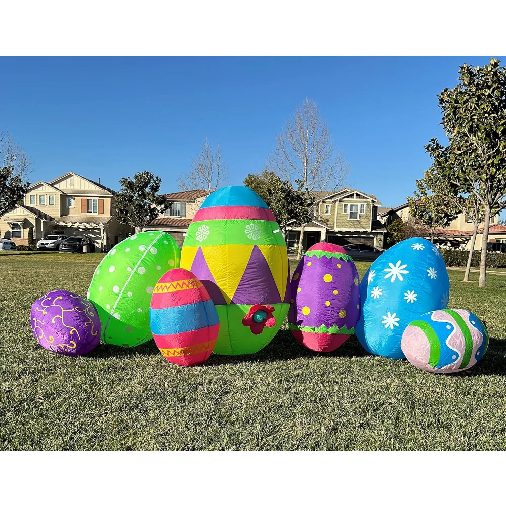 8ft Inflatable Easter Egg Yard Decoration – About Cozy Living