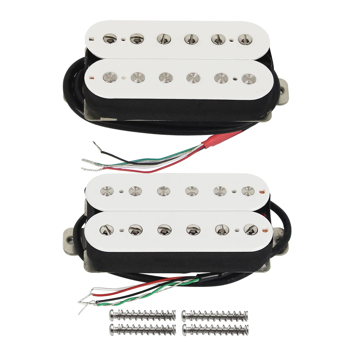 FLEOR 2PCS Alnico 5 험버커 픽업 세트 기타 넥 + 브릿지 픽업 일렉트릭 기타 부품