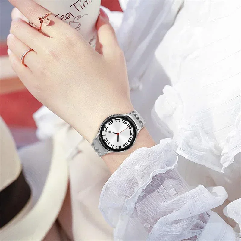 Sleek Magnetic Loop Milanese Watch Band with Quick Fit Design