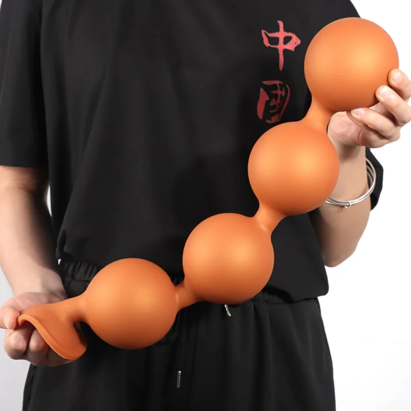 Anal Sex Toys 66cm Anal Beads Big Buttplug Vaginal Balls Anal Stimulation Pull Bead Dildo for Woman Gay Men