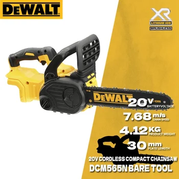 DEWALT-DCM565N 무선 브러시리스 체인톱 목재 커터 기계, 충전식 조각 톱 DCM565 정원 목재 커터 전동 공구