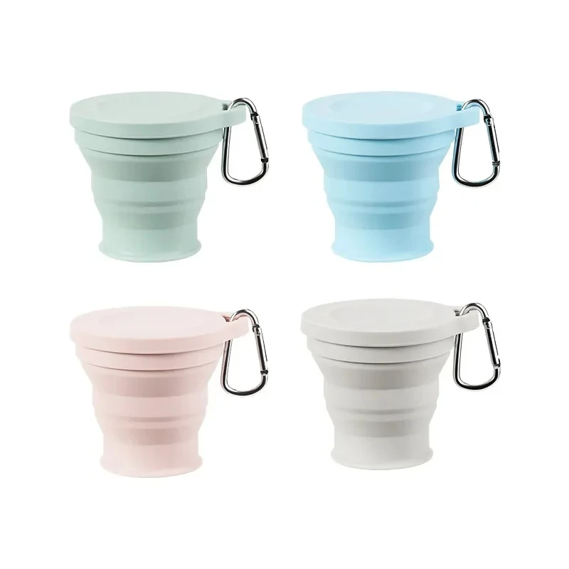 Outdoors Silicone Folding Cup with Hanging Hole