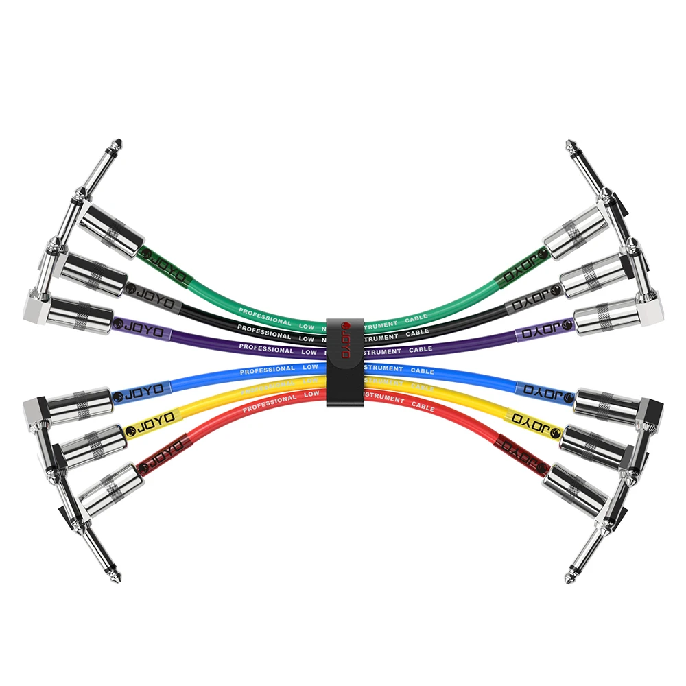 CM-11 Guitar Pedal Patch Cable 6pcs/lot Anti-interference & Noise Reduction PVC