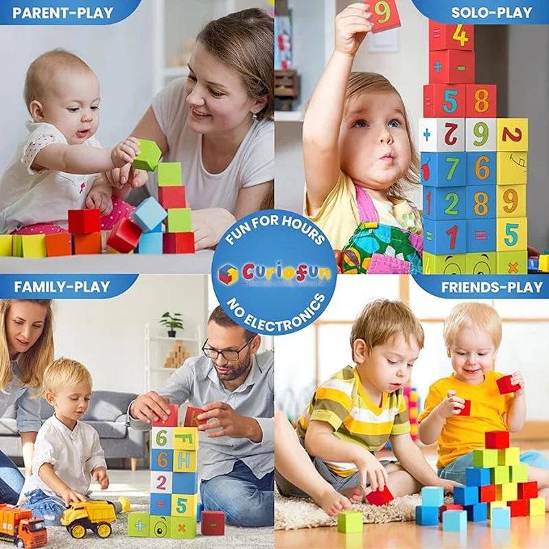 Magnetic Square Building Blocks Color 32-96PCS Magnetic Building Blocks Building Blocks Cube Toys for Exquisite Holiday Gifts